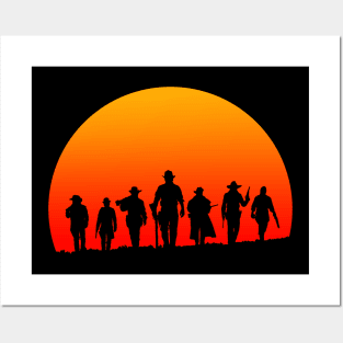 Western Sunset Posters and Art